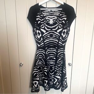 Dynamite- knit animal print Sweater dress 🦓-Size S